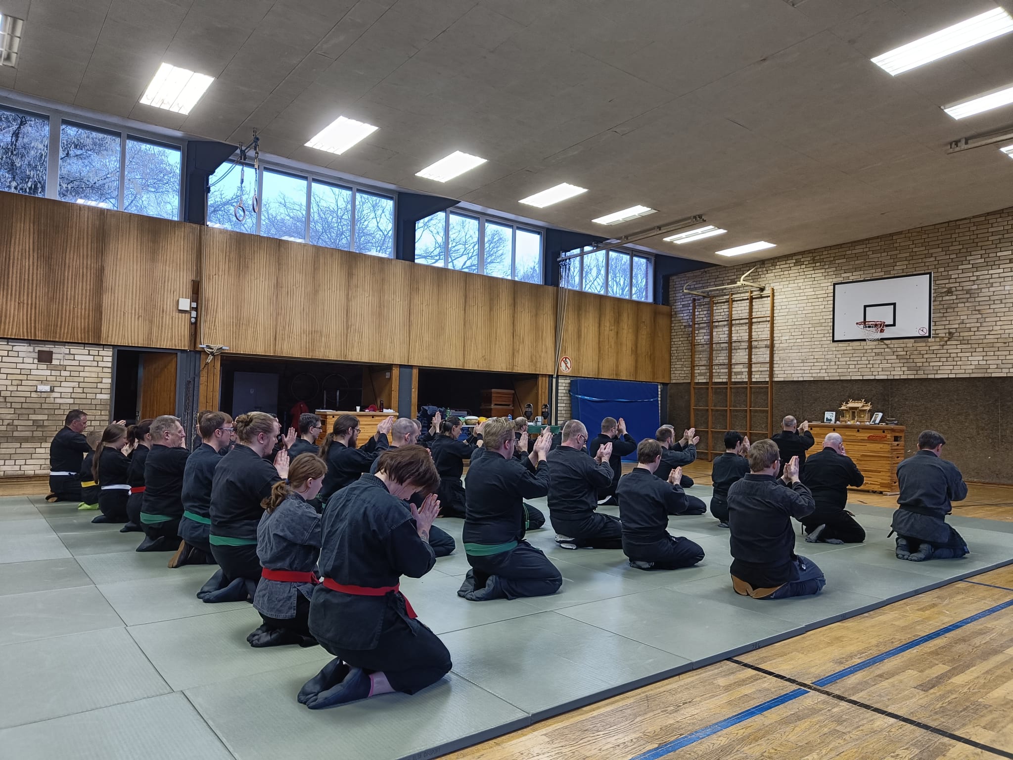 Angrüßen im Dojo