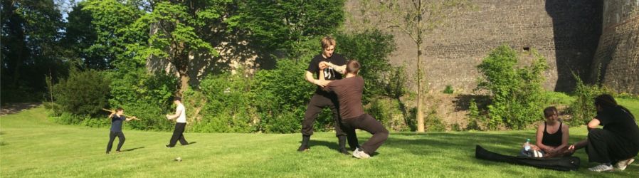 Training auf der Wewelsburg