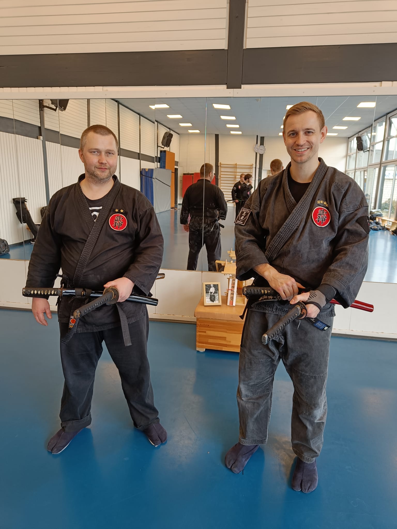 Sönke und Lennart beim Training